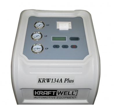 Станция автомат для заправки кондиционеров с принтером  KRW134A PlusPR