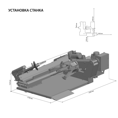 Грузовой шиномонтажный станок ГШС-516К